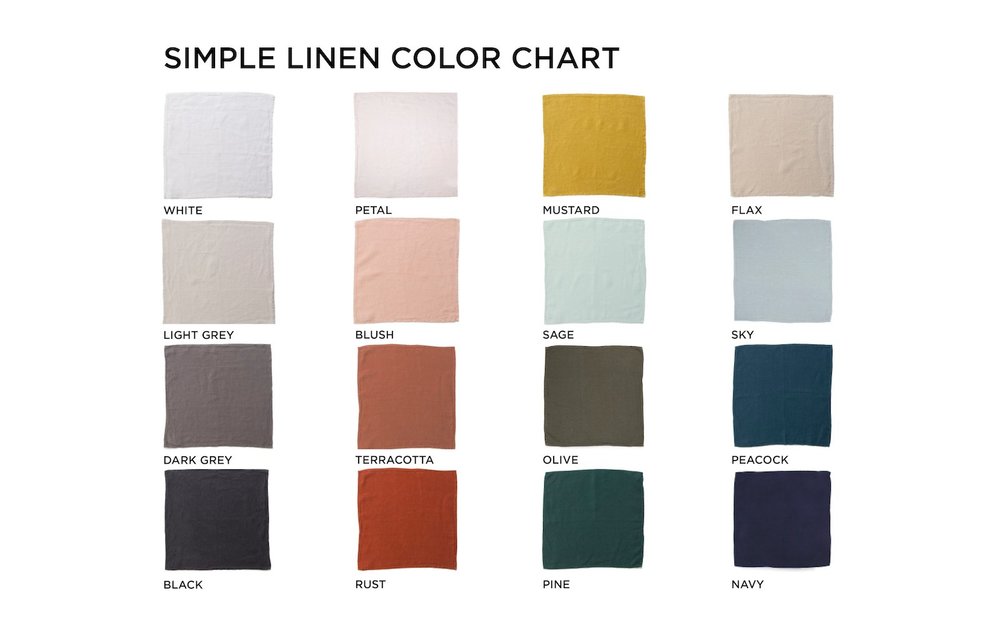 Simple Linen Pillows - Acacia