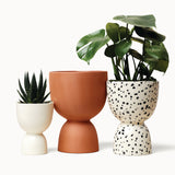 Stacked Planters, Speckled