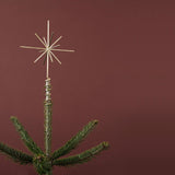 Brass Christmas Tree Star - Acacia