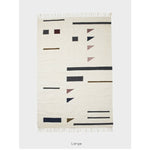 Triangles Kelim Rug - Acacia