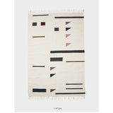 Triangles Kelim Rug - Acacia