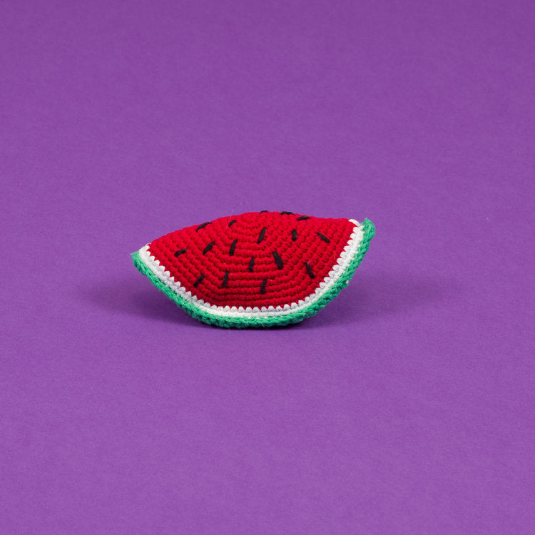 Hand-crocheted Watermelon Slice - Acacia